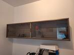 Hangende vitrinekast Ikea, Ophalen, Met plank(en), 150 tot 200 cm, Zo goed als nieuw