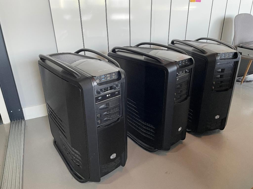 3x Cooler Master Cosmos II Ultra Tower + PSU, Computers en Software, Computerbehuizingen, Ophalen, Gebruikt