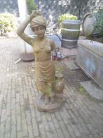 Prachtig antieke moor gietijzeren tuinbeeld, Tuin en Terras, Tuinbeelden, Ophalen, Gebruikt, Metaal, Overige typen