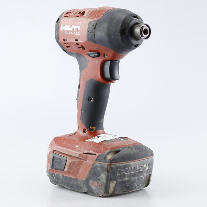 Hilti SID 4-A22 Slagmoersleutel + Accu, Doe-het-zelf en Verbouw, Gereedschap | Boormachines, Zo goed als nieuw