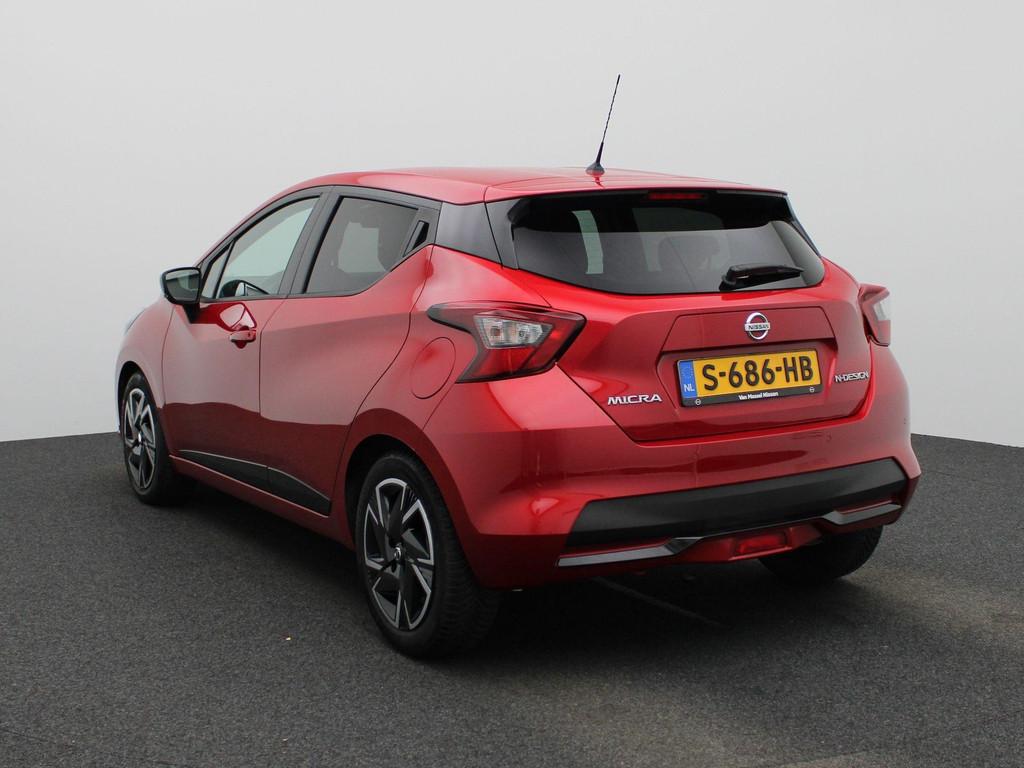 Nissan Micra 1.0 IG-T N-Design Navigatie en Bose Audio, Auto's, Nissan, Voorwielaandrijving, Stof, Euro 6, Handgeschakeld