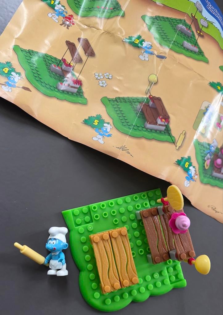 Smurfen (Lego) Mega Bloks, Ophalen of Verzenden, Zo goed als nieuw