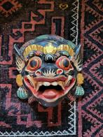Klein Barong Masker - Indonesië - Hout - Handgeschilderd, Ophalen of Verzenden