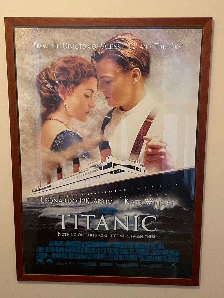 Titanic poster in lijst, Ophalen, Met lijst, A1 t/m A3, Film en Tv
