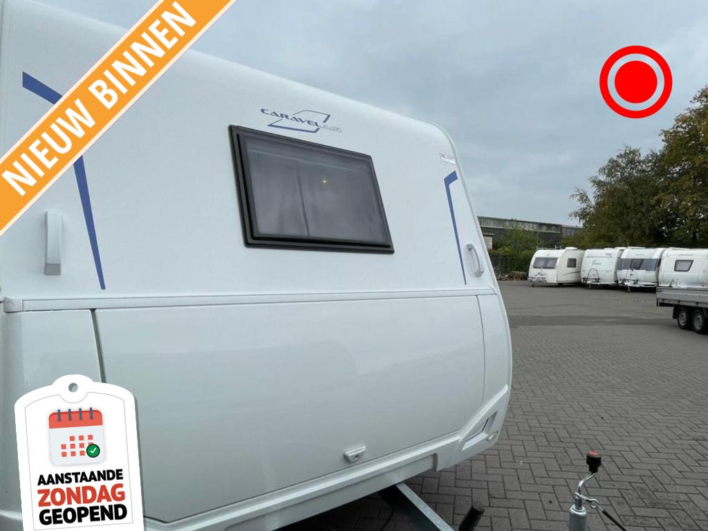 Caravelair Alba 496, Caravans en Kamperen, Caravans, Bedrijf, tot en met 4, tot 500 kg, Treinzit, Caravelair, Dwarsbed, Overige typen