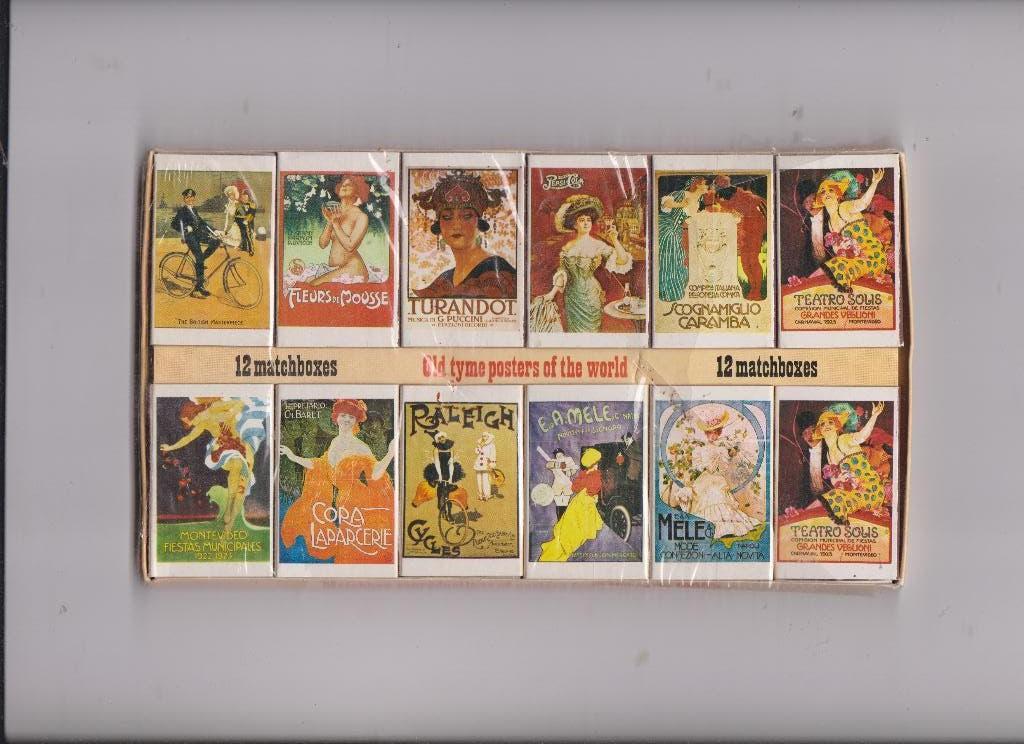 12 matchboxes - 2 x, Verzenden, Nieuw