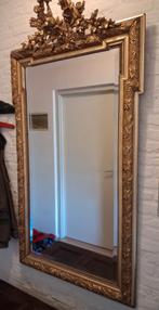 Grote vergulde rechthoekige spiegel, Frankrijk, ca.1890-1900, Ophalen, Rechthoekig