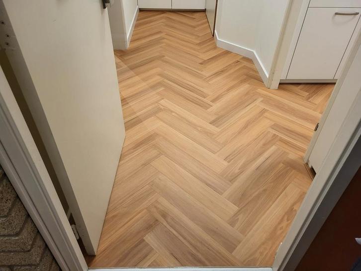 Pvc Vloer Klik Visgraat (Nieuw ) 200 m2, Doe-het-zelf en Verbouw, Vloerdelen en Plavuizen, Nieuw, Overige typen, Ophalen of Verzenden