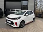 Kia Picanto 1.2 CVVT GT-line automaat navigatie leer carplay, Auto's, Euro 5, Zwart, 4 cilinders, 959 kg