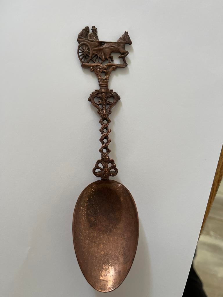 Zilveren geboorte lepel met naam er in, Antiek en Kunst, Antiek | Goud en Zilver, Ophalen