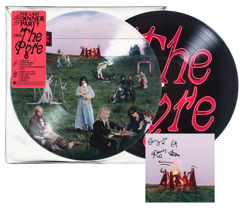 Vinyl LP The Last Dinner Party Pyre PICTURE DISC GESIGNEERD, Picture disc, 2020 tot heden, Ophalen of Verzenden, 12 inch