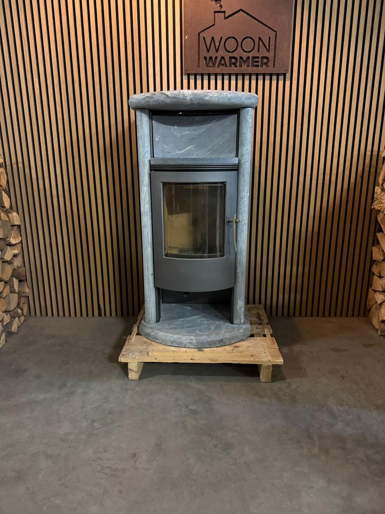 26037 Speksteenkachel Gkt 7kw, Huis en Inrichting, Kachels, Ophalen, Info@woonwarmer.nl, Gebruikt, Houtkachel