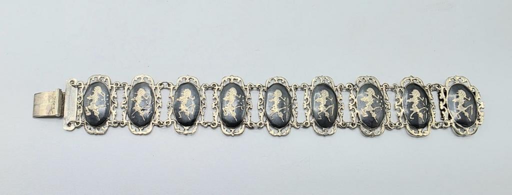 Zilveren Armband Balinese Danseres, Verzenden, ., Zo goed als nieuw, .