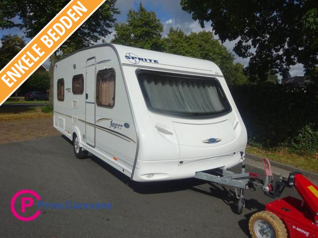 Sprite Super 490 Enkele Bedden+Mover, Rondzit, Bedrijf, Schokbreker, Tot en met 4