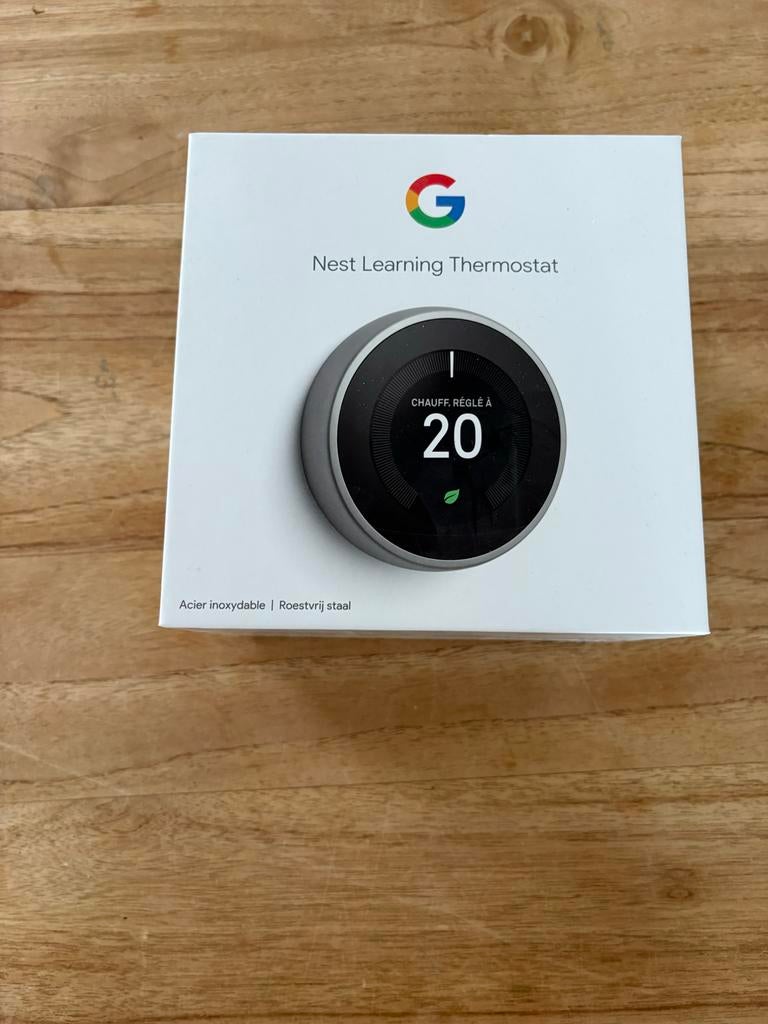 Nest Learning Thermostat, Doe-het-zelf en Verbouw, Thermostaten, Ophalen of Verzenden, Slimme thermostaat, Zo goed als nieuw