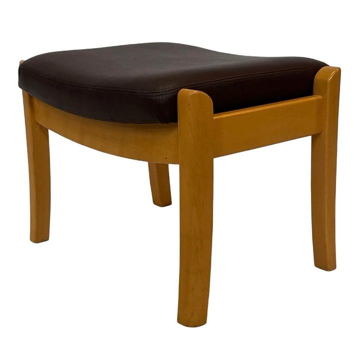 Vintage Farstrup voetsteun voetenbank poef Deens design, Huis en Inrichting, Banken | Voetenbanken en Poefen, Gebruikt, Minder dan 50 cm