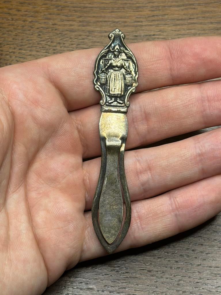 Vintage boekenlegger, formaat 8 cm, Antiek en Kunst, Ophalen of Verzenden