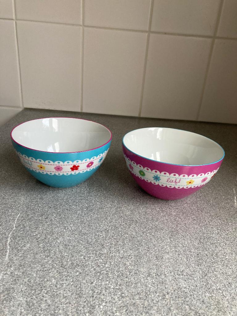 LIEF 2 kommen, bowls , nieuw, Nieuw, Ophalen of Verzenden, Kom(men), Overige stijlen