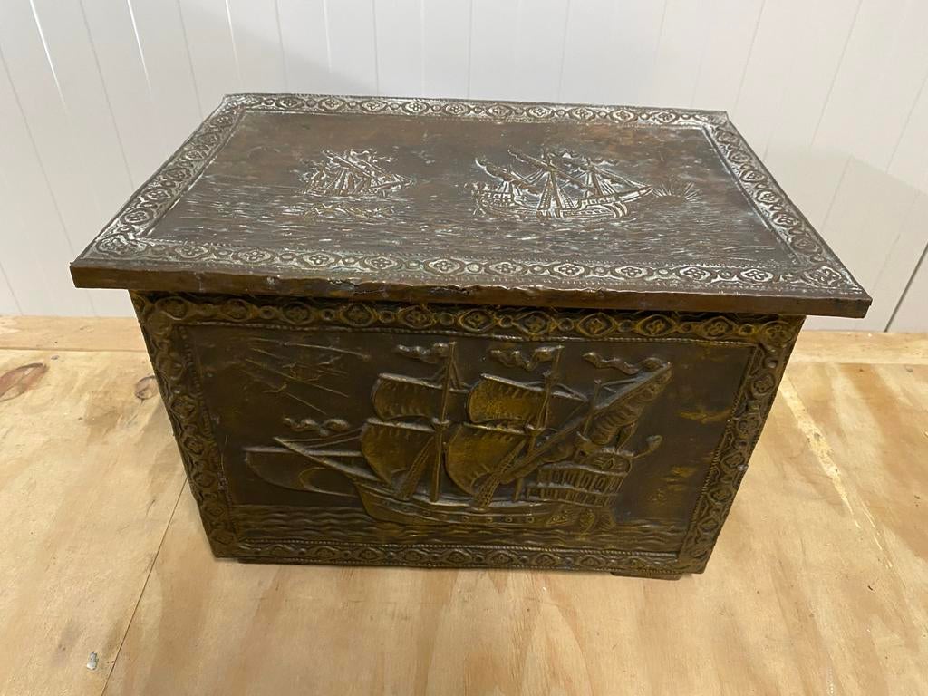 Vintage Scheepsreliëf Kistje, Ophalen