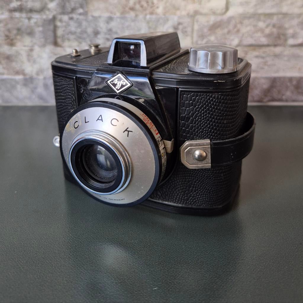 Agfa Clack Vintage Boxcamera (1954-1965), Ophalen of Verzenden, Gebruikt, Overige Merken