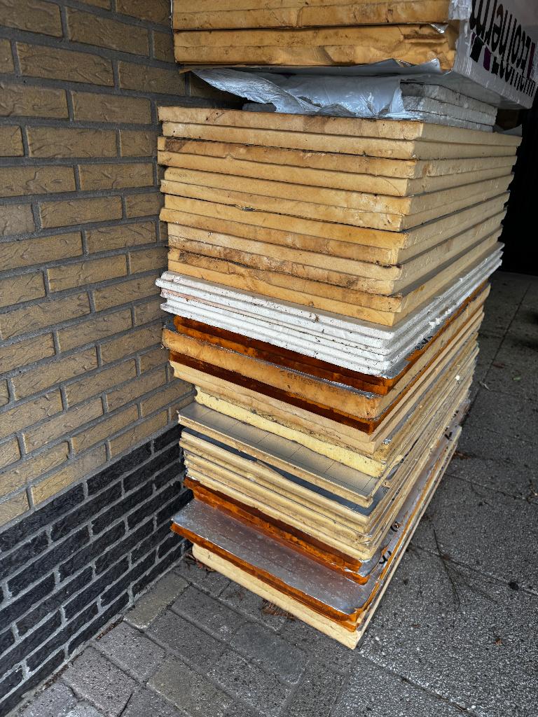 PIR Isolatieplaten, Doe-het-zelf en Verbouw, Isolatie en Afdichting, Ophalen, 4 tot 8 cm, Dakisolatie, Zo goed als nieuw