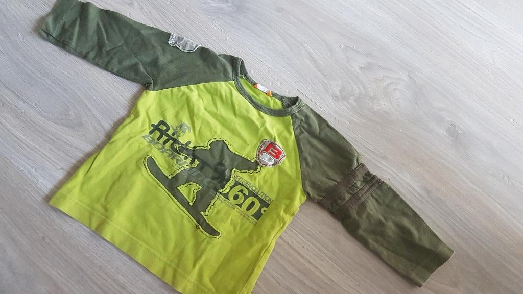 Leuk shirt 86/92, Kinderen en Baby's, Babykleding | Maat 86, Ophalen of Verzenden, Zo goed als nieuw, Jongetje, Shirtje of Longsleeve