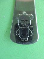 (KB5091) Kinderbestek Leeuwtje dwarslepel, Ophalen of Verzenden, Gebruikt