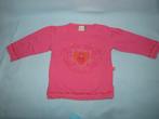 Lief roze shirtje met borduur en gehaakte randjes mt 80, Ophalen of Verzenden, Zo goed als nieuw, Meisje, Shirtje of Longsleeve