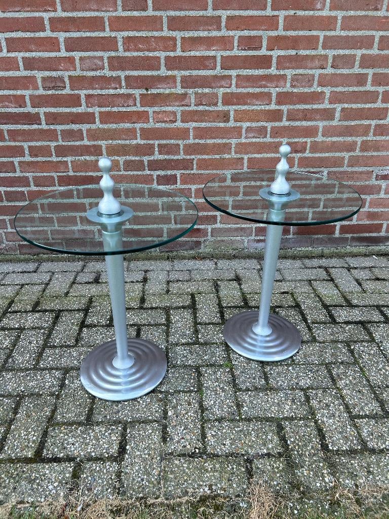 2x Leolux Zygo bijzettafels, Huis en Inrichting, Woonaccessoires | Overige, Zo goed als nieuw, Ophalen