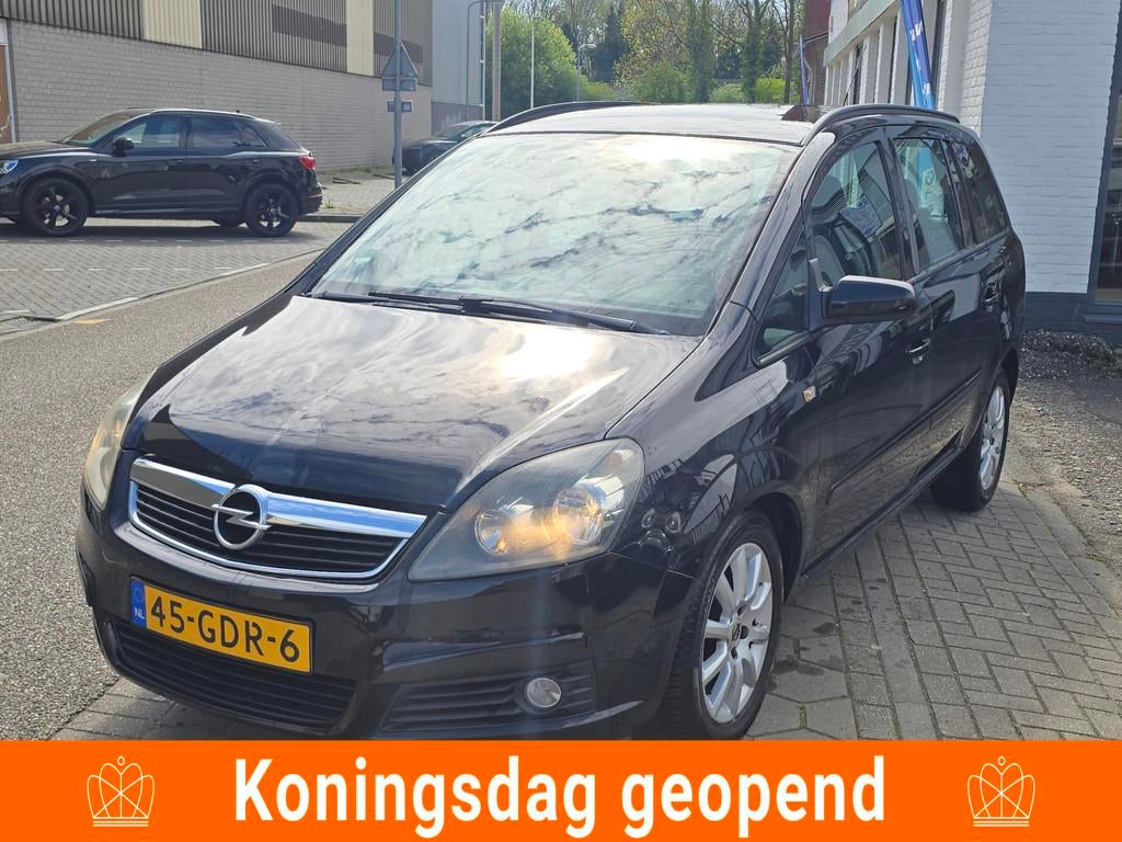Opel Zafira 1.8 Temptation*2e eigenaar*7 persoon*nap*apk 4-2, Auto's, Opel, Gebruikt, 4 cilinders, Zwart, Origineel Nederlands