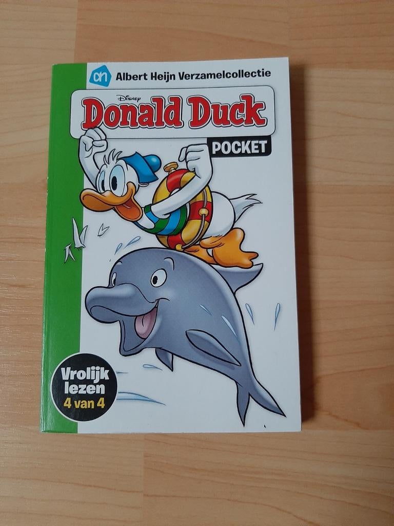 Donald Duck Pocket vrolijk lezen AH Nr 4, Eén stripboek, Ophalen, Zo goed als nieuw, Donald Duck