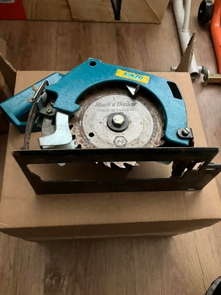 Vintage circelzaag opzetstuk., Ophalen of Verzenden