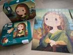 Janod Puzzel Leonardo Da Vinci Mona Lisa 100 Stukjes, Ophalen of Verzenden, Meer dan 50 stukjes, 6 jaar of ouder
