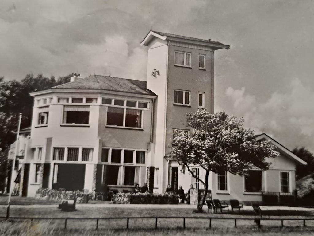 Haamstede,  gelopen,  hotel Vliegveld, Ophalen of Verzenden, 1940 tot 1960