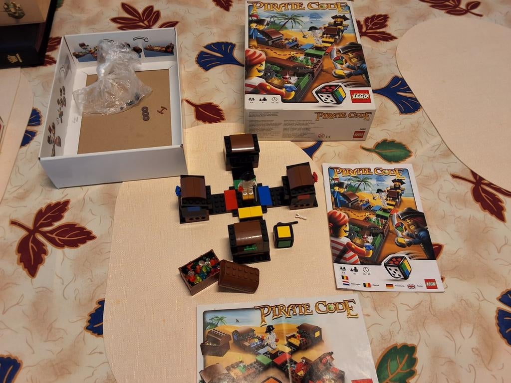 Lego Pirate Code 3840 Bordspel - Compleet met doos, Compleet, Gebruikt, Overige thema's, Lego