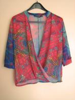 Fleurige aparte vaste overslagblouse DONNA DURA 38 snazzeys, Maat 38/40 (M), Overige kleuren, Verzenden, Nieuw