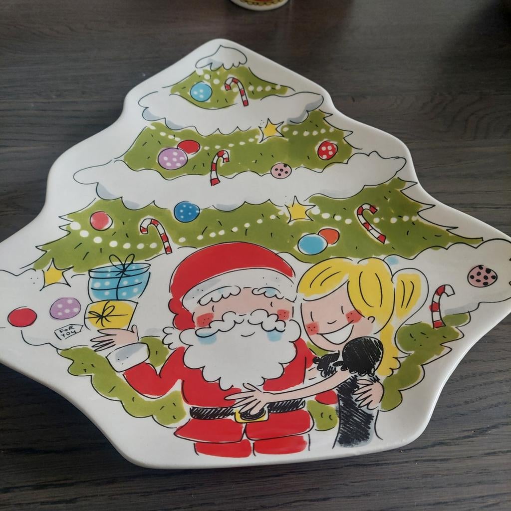 Blond amsterdam kerst serveerschaal, Huis en Inrichting, Keuken | Servies, Ophalen, Blond Amsterdam, Aardewerk, Schaal of Schalen