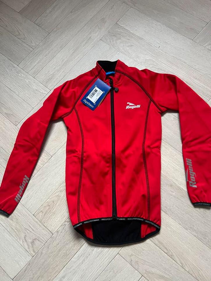 Rogelli fietskleding kinderen 116/128 Softsheller, Fietsen en Brommers, Fietsaccessoires | Fietskleding, Nieuw, Kinderen, Bovenkleding
