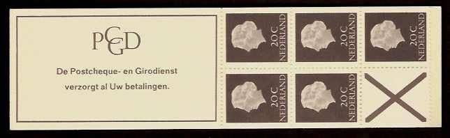 Nederland Postzegelboekje 6c postfris 1967, Postzegels en Munten, Postzegels | Nederland, Ophalen of Verzenden, Na 1940, Postfris