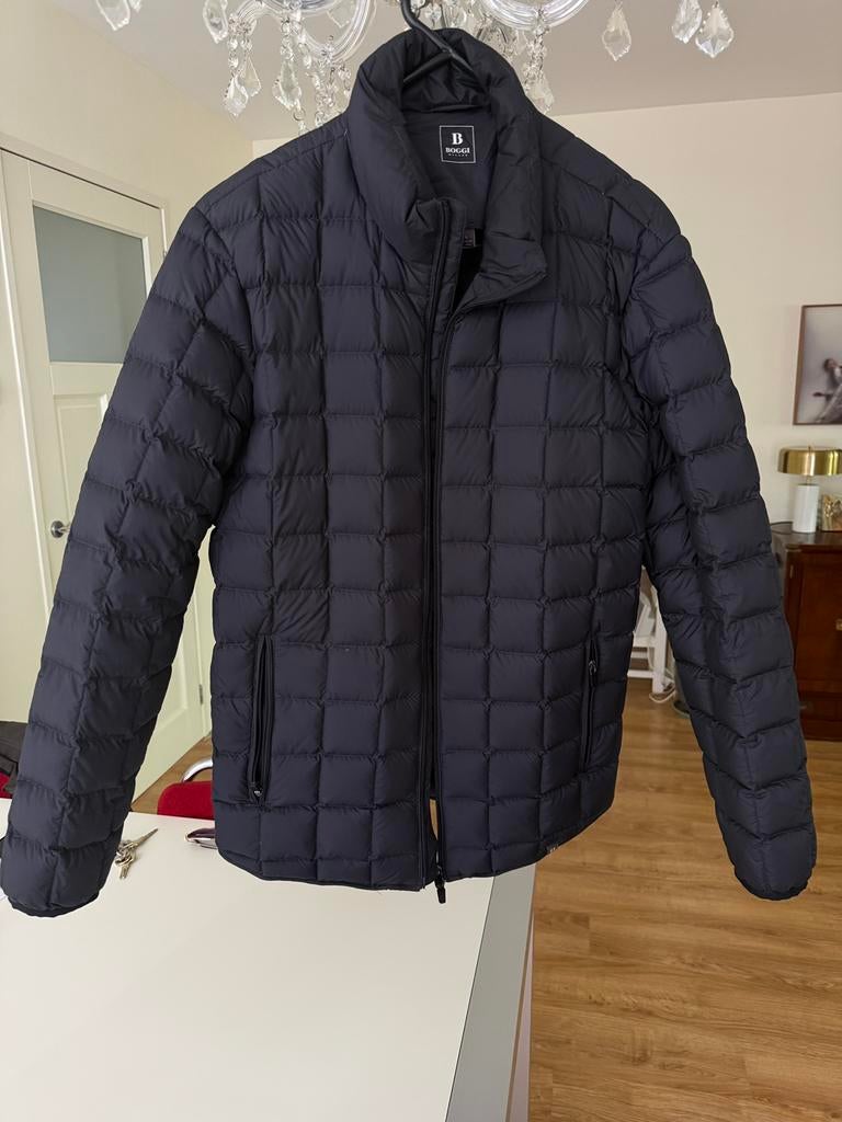 Boggi Milano Maat L, Marine blauw, Ophalen of Verzenden, Zo goed als nieuw, Maat 52/54 (L), Blauw