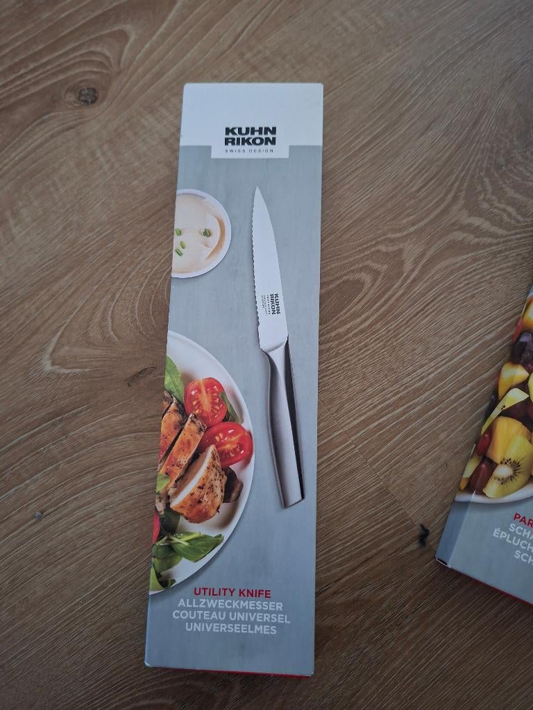 Kuhn rikon messen, Nieuw, Ophalen of Verzenden, Rvs of Chroom, Vaatwasserbestendig