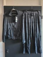 Nieuw 2delig pak velours grijs 40 42 44, Ophalen of Verzenden, Nieuw, Maat 42/44 (L), Grijs