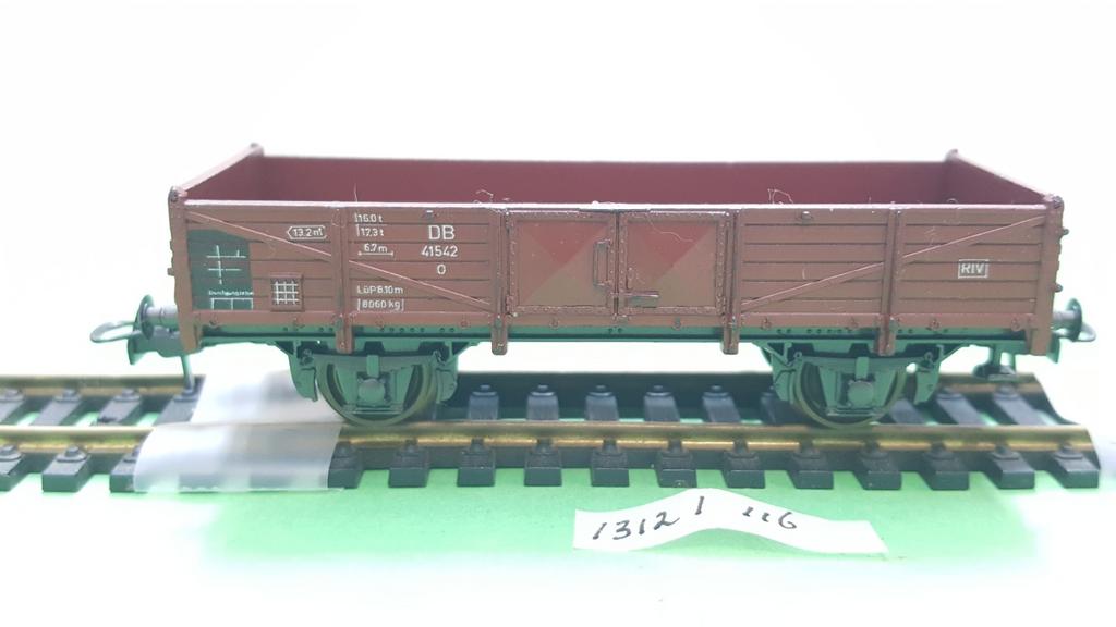Roco H0 4307 DB open hoge goederen wagon 1975, Hobby en Vrije tijd, Modeltreinen | H0, Gelijkstroom, Wagon, Ophalen of Verzenden