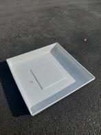 Witte vierkante wasmachine bak, Ophalen, 1200 tot 1600 toeren, Minder dan 85 cm