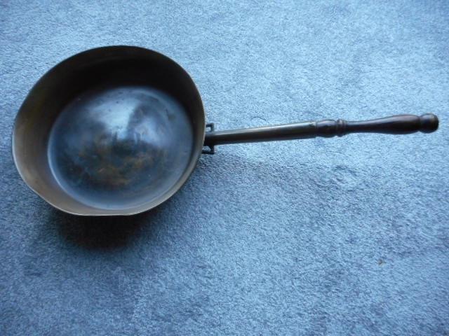 18e eeuwse bronzen steelpan pan, Antiek en Kunst, Ophalen of Verzenden