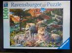 Ravensburger wolven Puzzel 165988 Wolfroedel 1500 Stukjes, Ophalen, 500 t/m 1500 stukjes, Nieuw, Legpuzzel