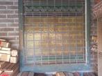 Glas-in-lood raam in art deco / jaren 20-30 stijl , Ophalen, Gevelraam of Ruit, Gebruikt, Glas in lood