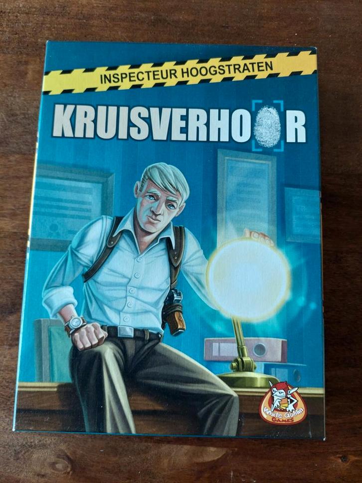 Kruisverhoor: Inspecteur Hoogstraten - Detective Spel, Hobby en Vrije tijd, Gezelschapsspellen | Bordspellen, Zo goed als nieuw
