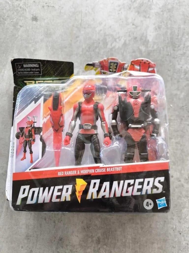 Power Rangers Red Ranger en Morphin Cruise Beast Bot, Ophalen of Verzenden, Nieuw