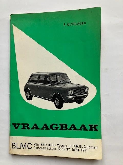 Vraagbaak BLMC Mini , Cooper, MK III , Clubman , 1970 - 1971, Ophalen of Verzenden
